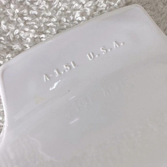Vintage Corningware Lyrics Black Tulip Print Casserole Dish A-1.5-L USA - Picture 9 of 13